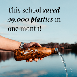 We helped a school save how many plastics?
